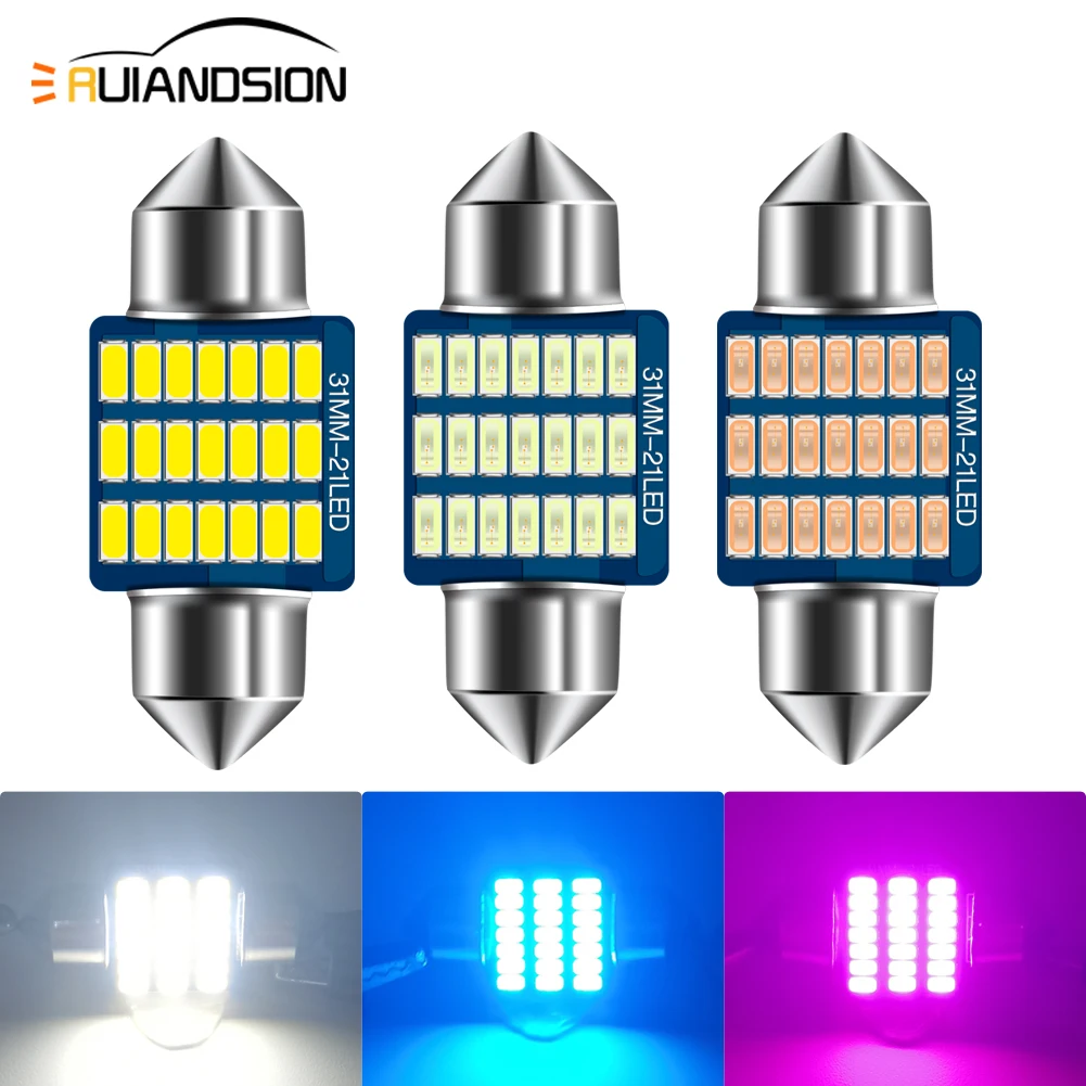 Actinic Blue Led - 4 шт. 31 мм C5W C10W