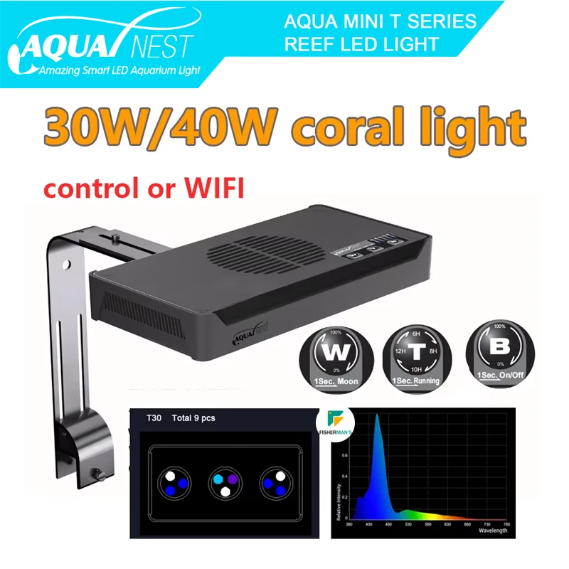Marine Aquarium Led Lights - Светодиодный светильник для аквариума, освещение для