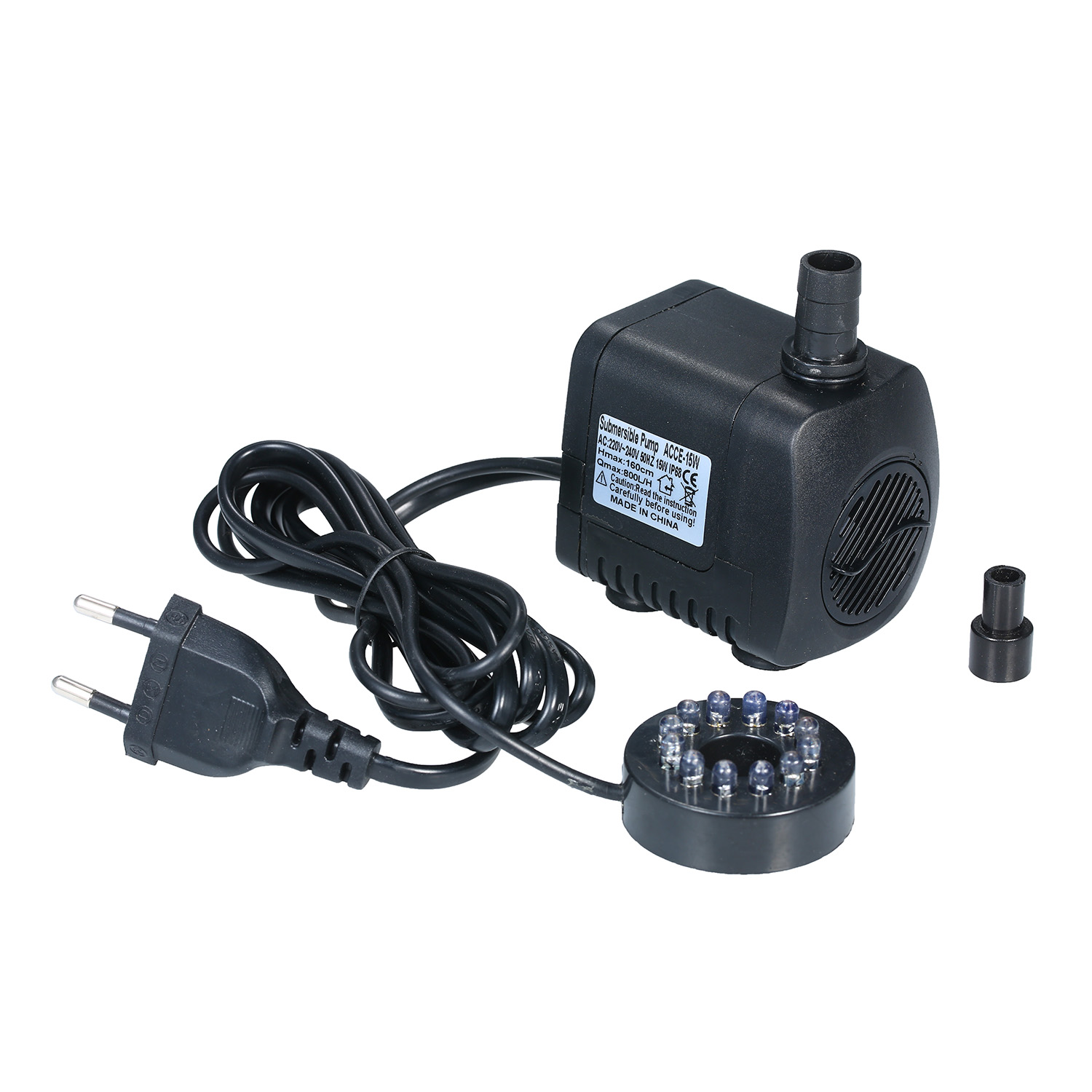 Aquarium Marine Lights - Погружной насос со светодиодной подсветкой, 800