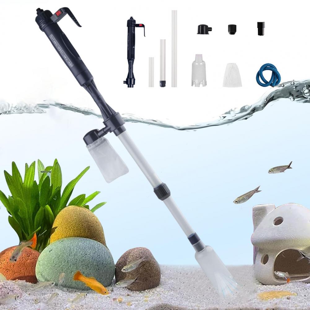 Marine Aquarium Vacuum - Электрический очиститель гравия, пылесос для аквариума,