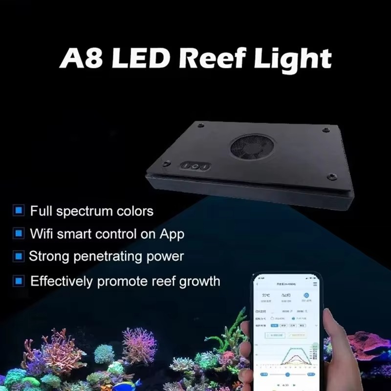 Светодиодный светильник A8Pro  – обзор и цена Aquarium Blue Marine Reef