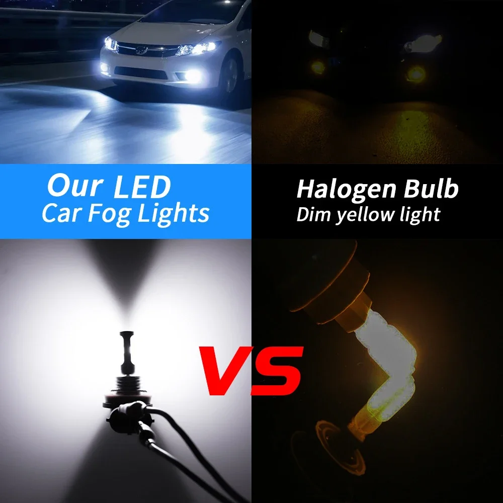 2 шт. H8 H11 Светодиодная ламп – обзор и цена Actinic Blue Led