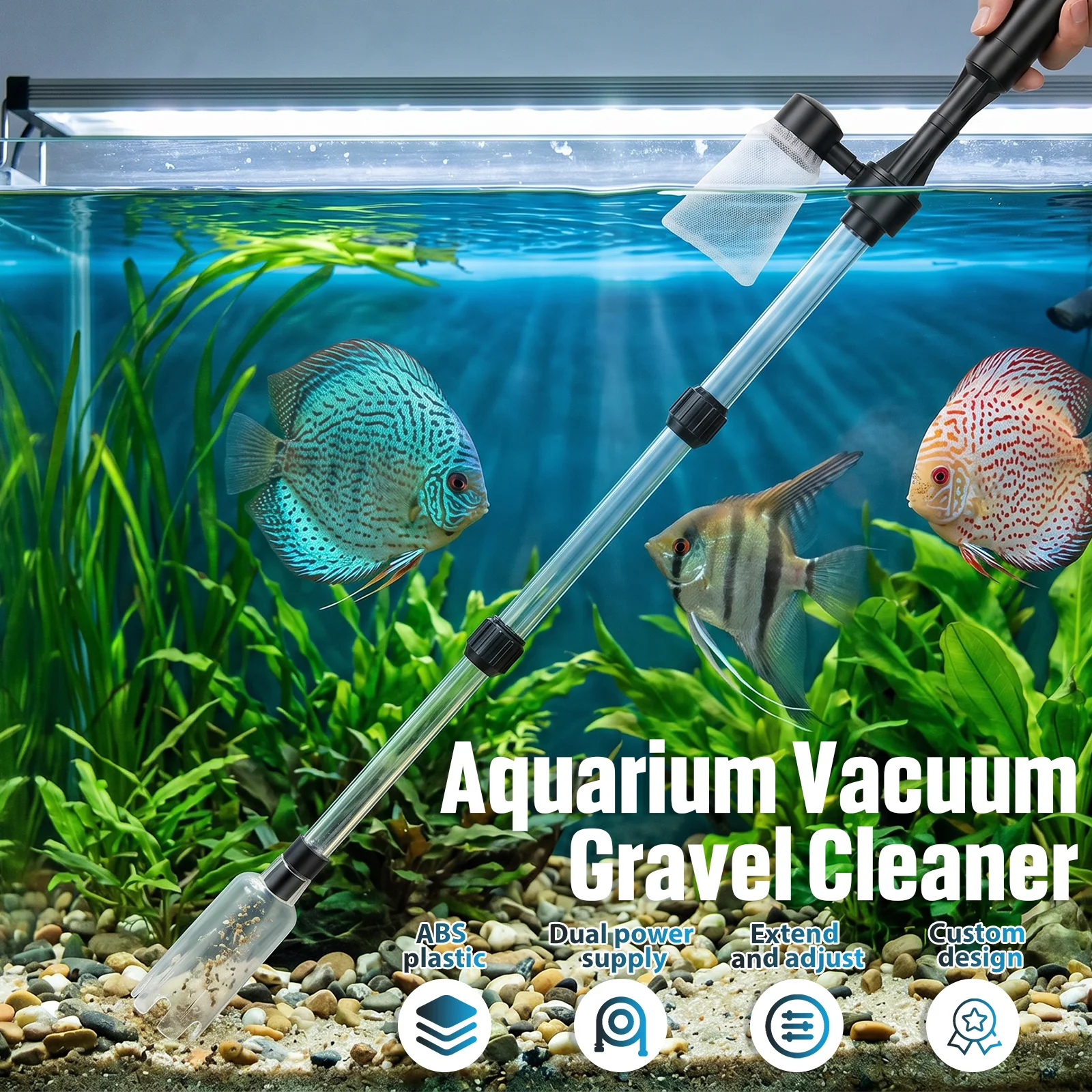 Вакуумный очиститель грунта дл – обзор и цена Marine Aquarium Vacuum