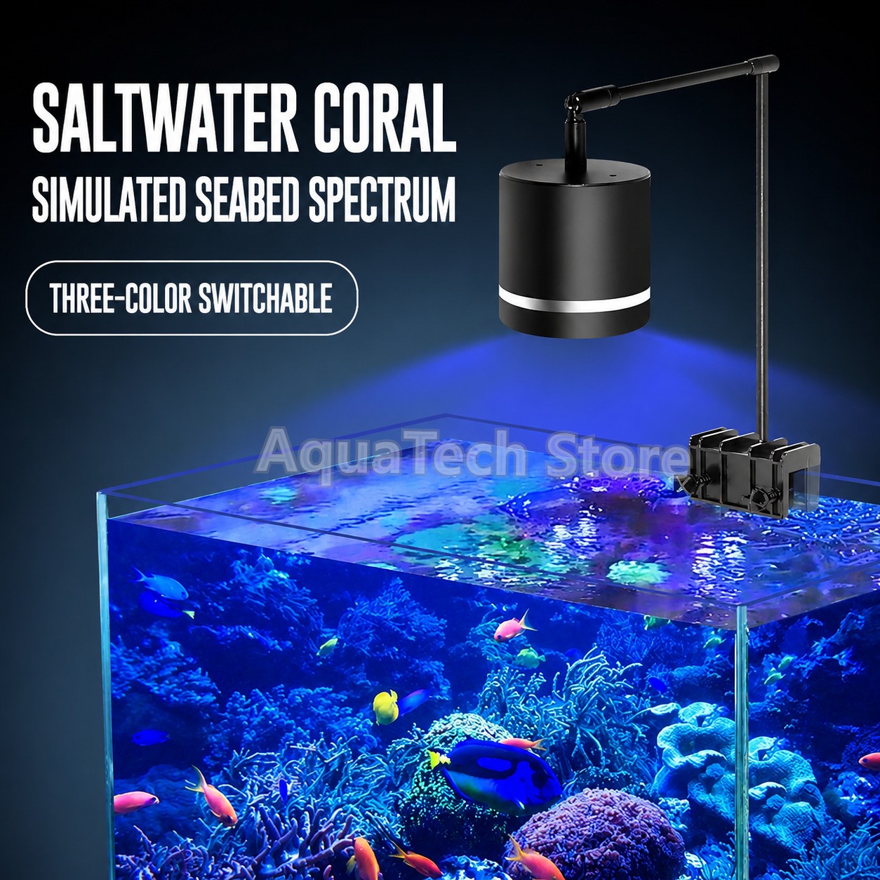Светодиодный светильник COB дл – обзор и цена Aquarium Blue Marine Reef