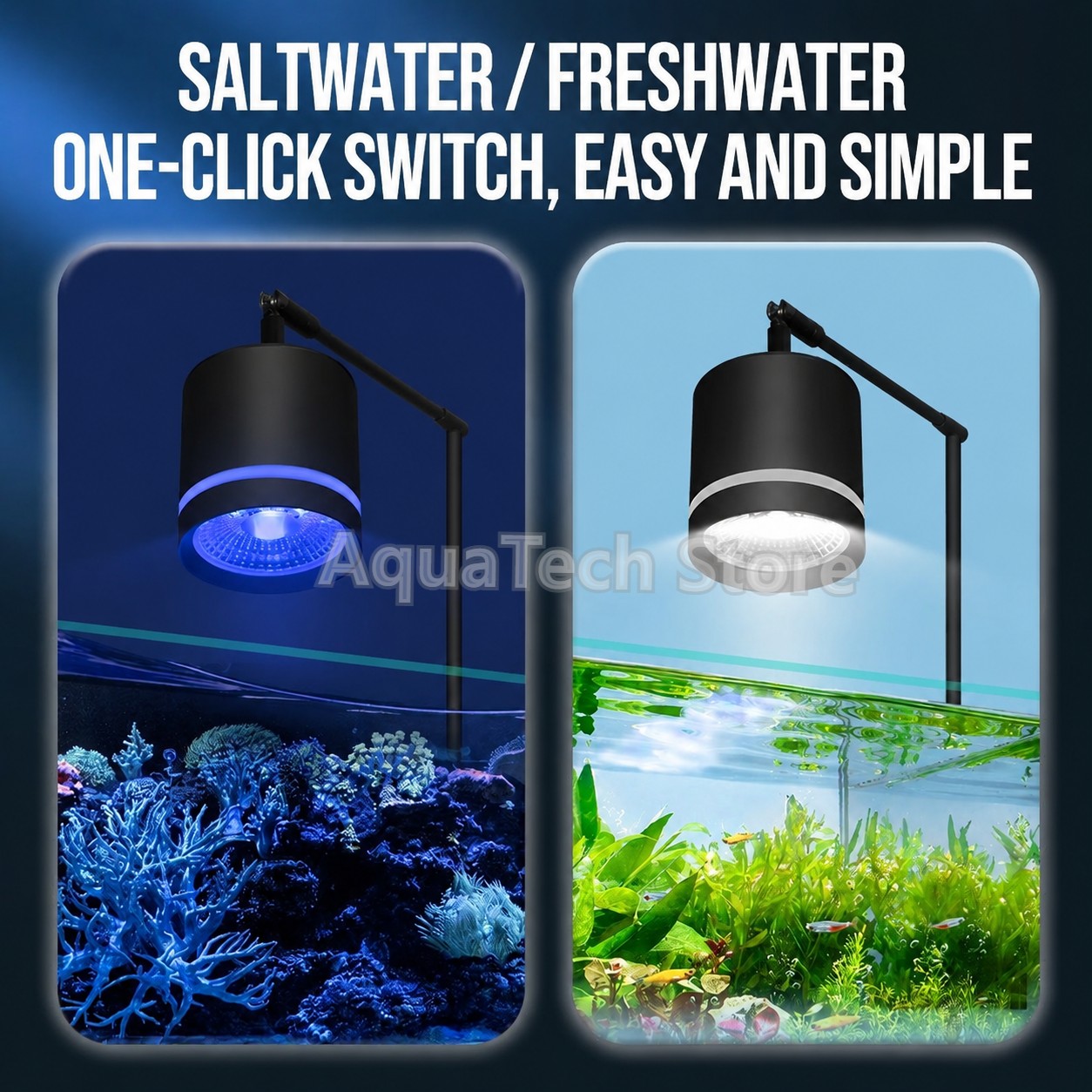 Светодиодный светильник COB дл – обзор и цена Aquarium Blue Marine Reef