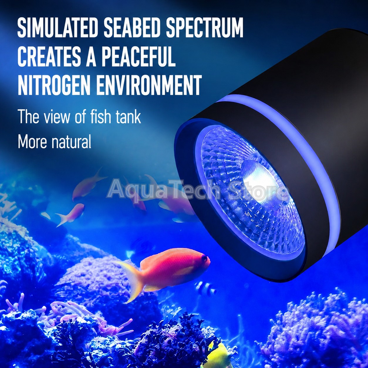 Светодиодный светильник COB дл – обзор и цена Aquarium Blue Marine Reef