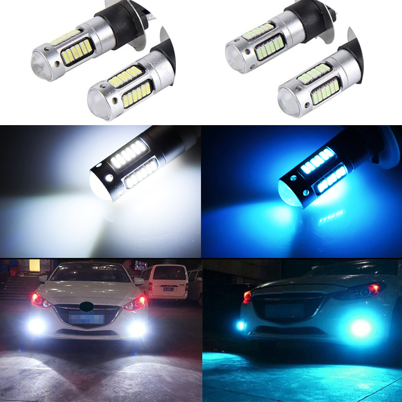 2 шт. H27 881 светодиодная авт – обзор и цена Actinic Blue Led