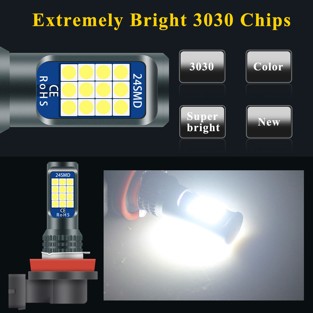2x Автомобильные противотуманн – обзор и цена Actinic Blue Led